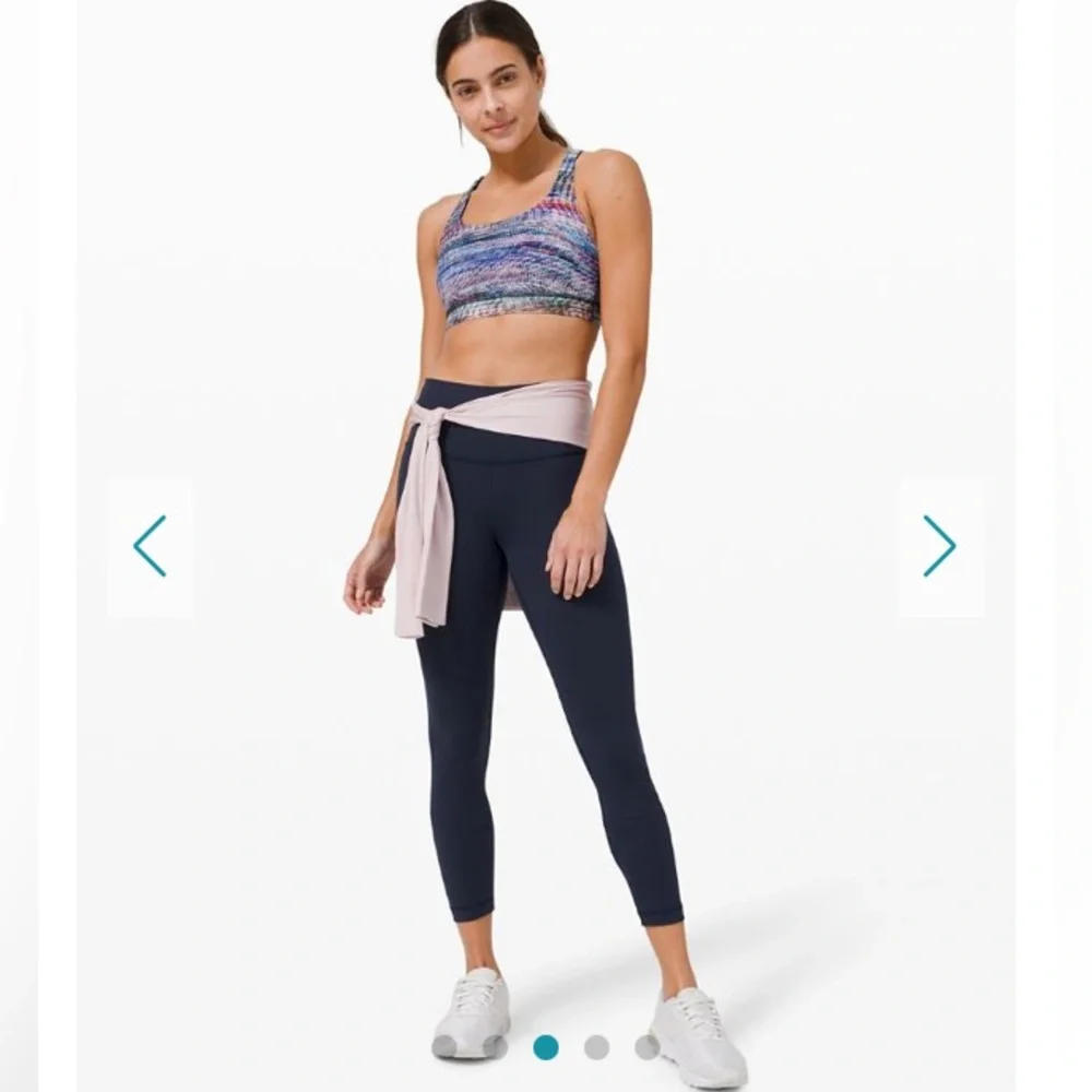 Lululemon Energy Sports Bra in Digital Oasis Alpine White Multi.